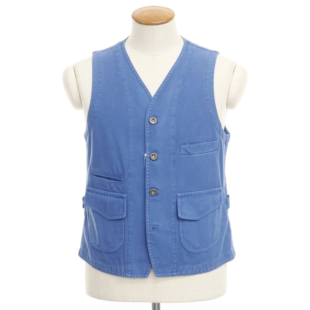 [New] LBM1911 Cotton Work Vest Blue [Size 48] [BLU] [S/S] [Condition Rank N] [Men&