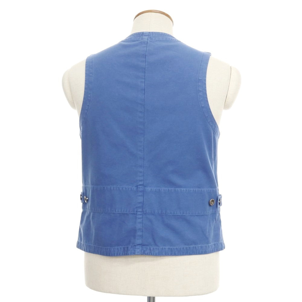 [New] LBM1911 Cotton Work Vest Blue [Size 48] [BLU] [S/S] [Condition Rank N] [Men&