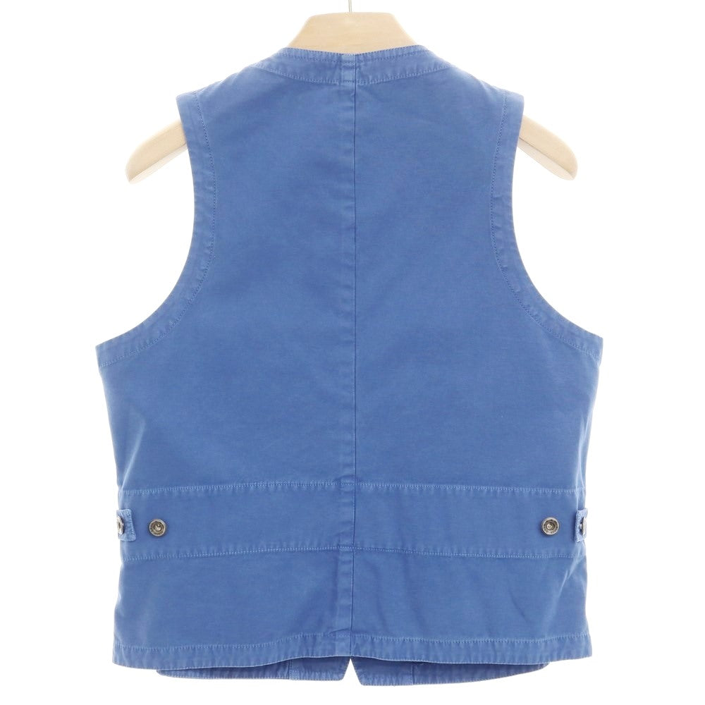 [New] LBM1911 Cotton Work Vest Blue [Size 48] [BLU] [S/S] [Condition Rank N] [Men&