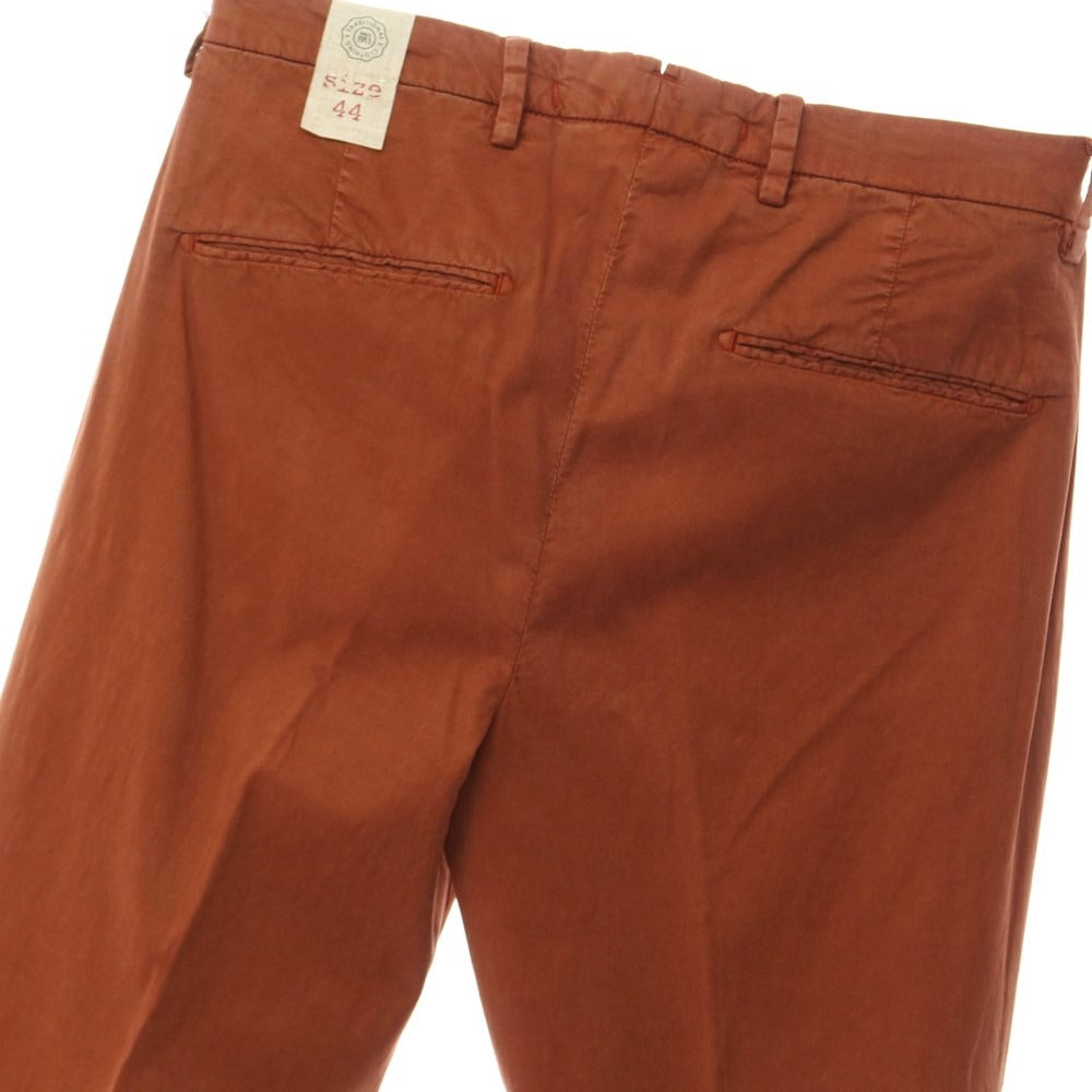 [New] LBM1911 Stretch Lyocell Cotton Slacks Pants Terracotta [Size 44] [BRW] [S/S] [Condition Rank N] [Men&