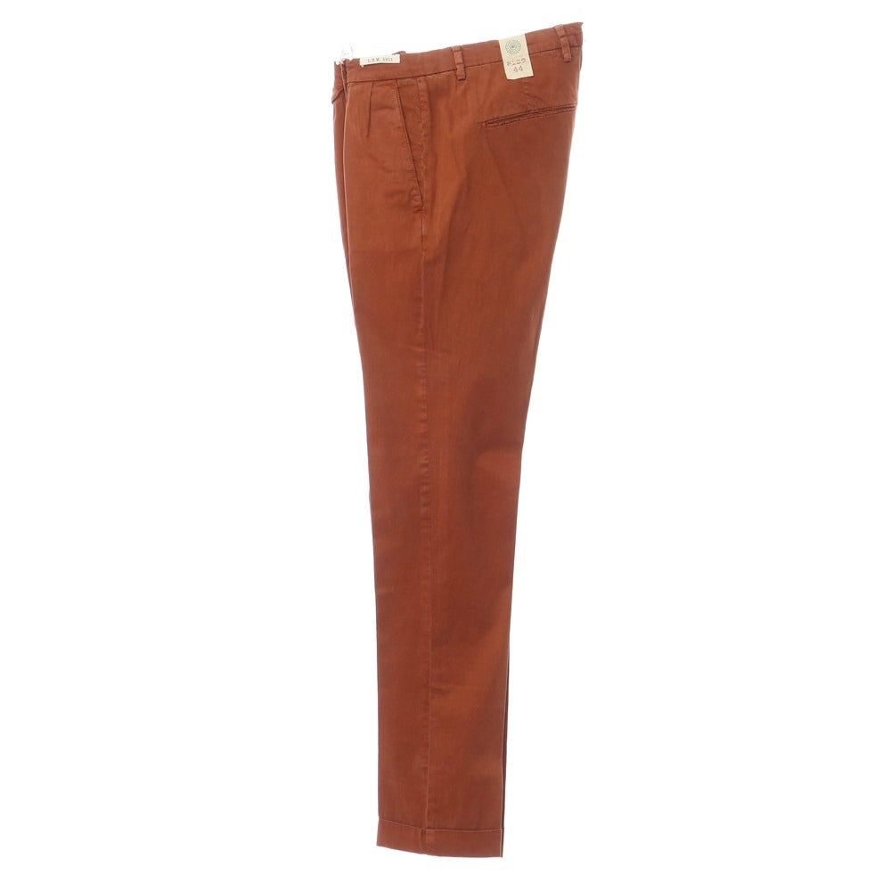 [New] LBM1911 Stretch Lyocell Cotton Slacks Pants Terracotta [Size 44] [BRW] [S/S] [Condition Rank N] [Men&