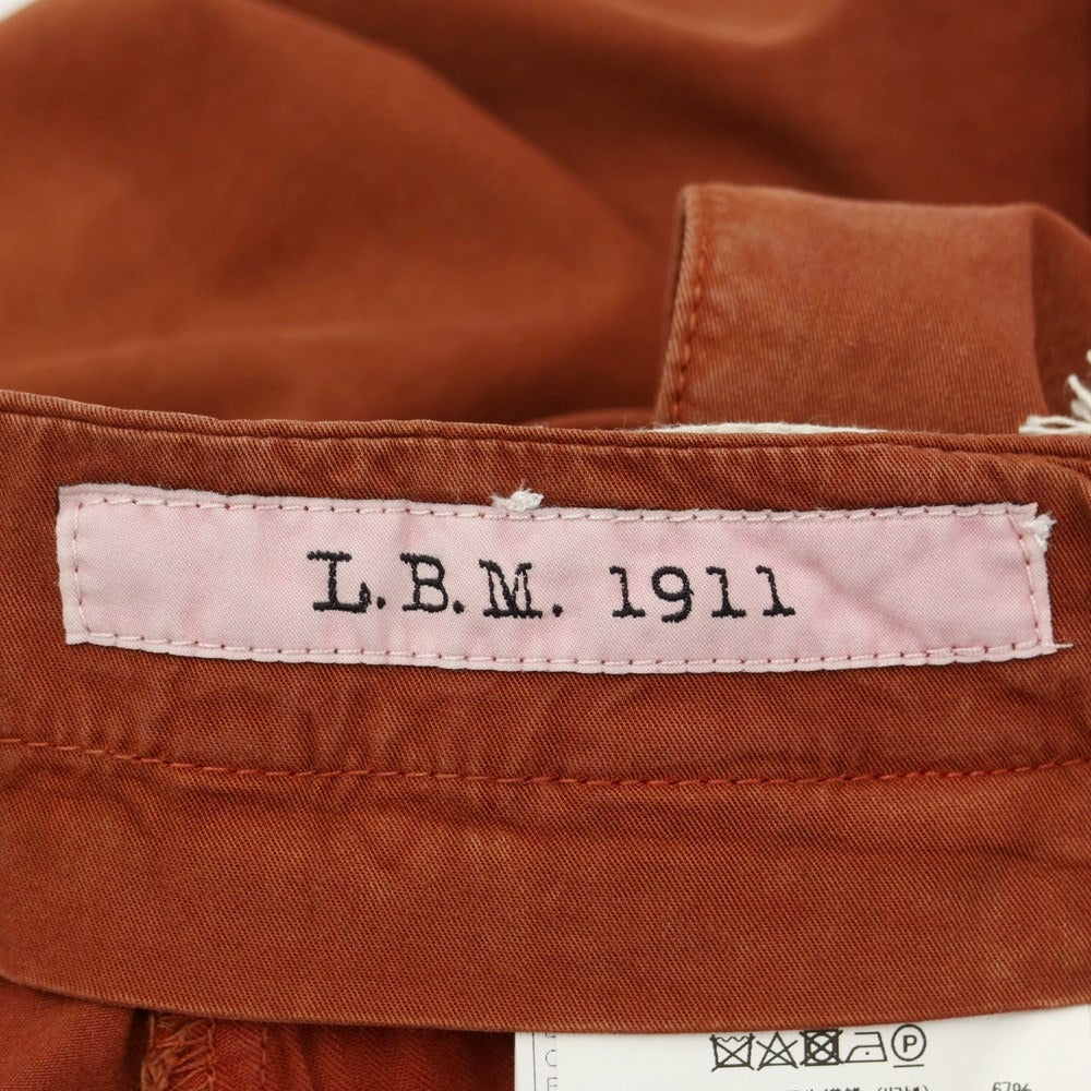 [New] LBM1911 Stretch Lyocell Cotton Slacks Pants Terracotta [Size 44] [BRW] [S/S] [Condition Rank N] [Men&