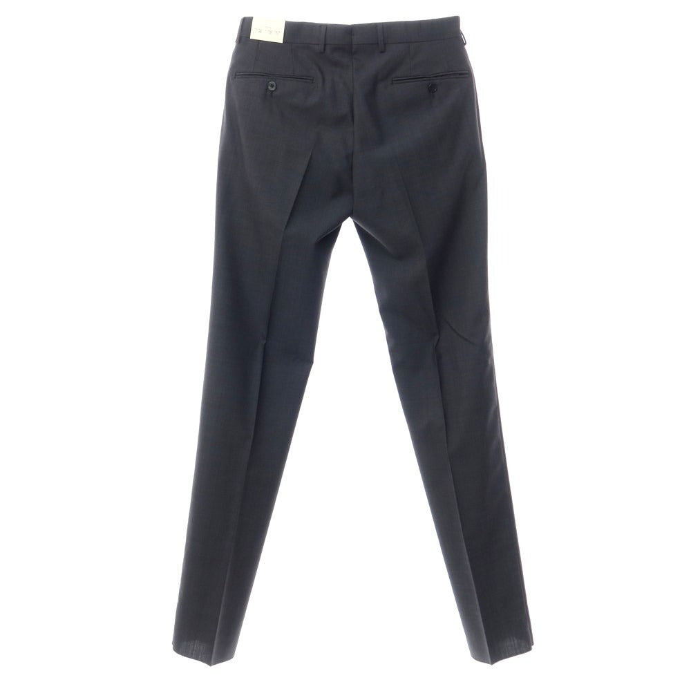 【新品】ルイジ ビアンキ マントヴァ Luigi Bianchi Mantova ウール ドレススラックスパンツ ダークグレー【サイズ46】【GRY】【S/S】【状態ランクN】【メンズ】【769273】