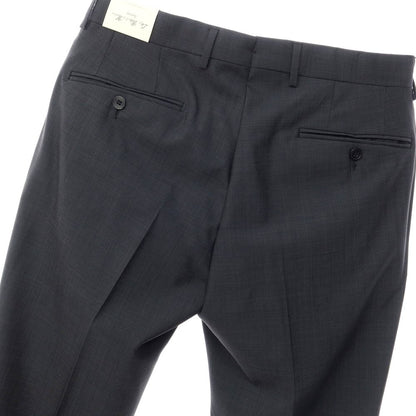 【新品】ルイジ ビアンキ マントヴァ Luigi Bianchi Mantova ウール ドレススラックスパンツ ダークグレー【サイズ46】【GRY】【S/S】【状態ランクN】【メンズ】【769273】