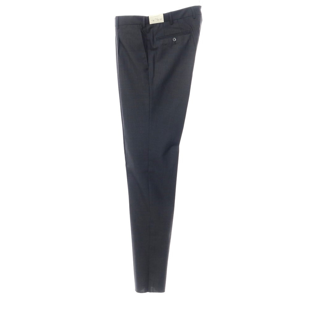 [New] Luigi Bianchi Mantova Wool Dress Slacks Pants Dark Gray [Size 50] [GRY] [S/S] [Condition Rank N] [Men&