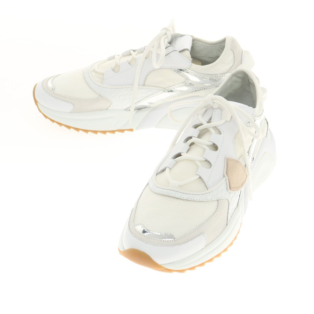 [New Outlet] Philippe Model PHILIPPE MODEL EZE WC5 Sneakers White x Silver [Size 40] [WHT] [S/S/A/W] [Condition Rank N-] [Men&