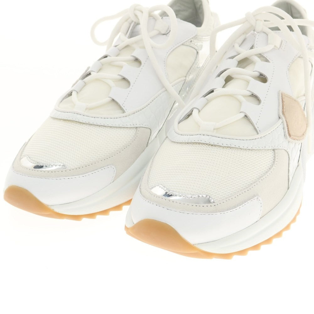 [New Outlet] Philippe Model PHILIPPE MODEL EZE WC5 Sneakers White x Silver [Size 40] [WHT] [S/S/A/W] [Condition Rank N-] [Men&