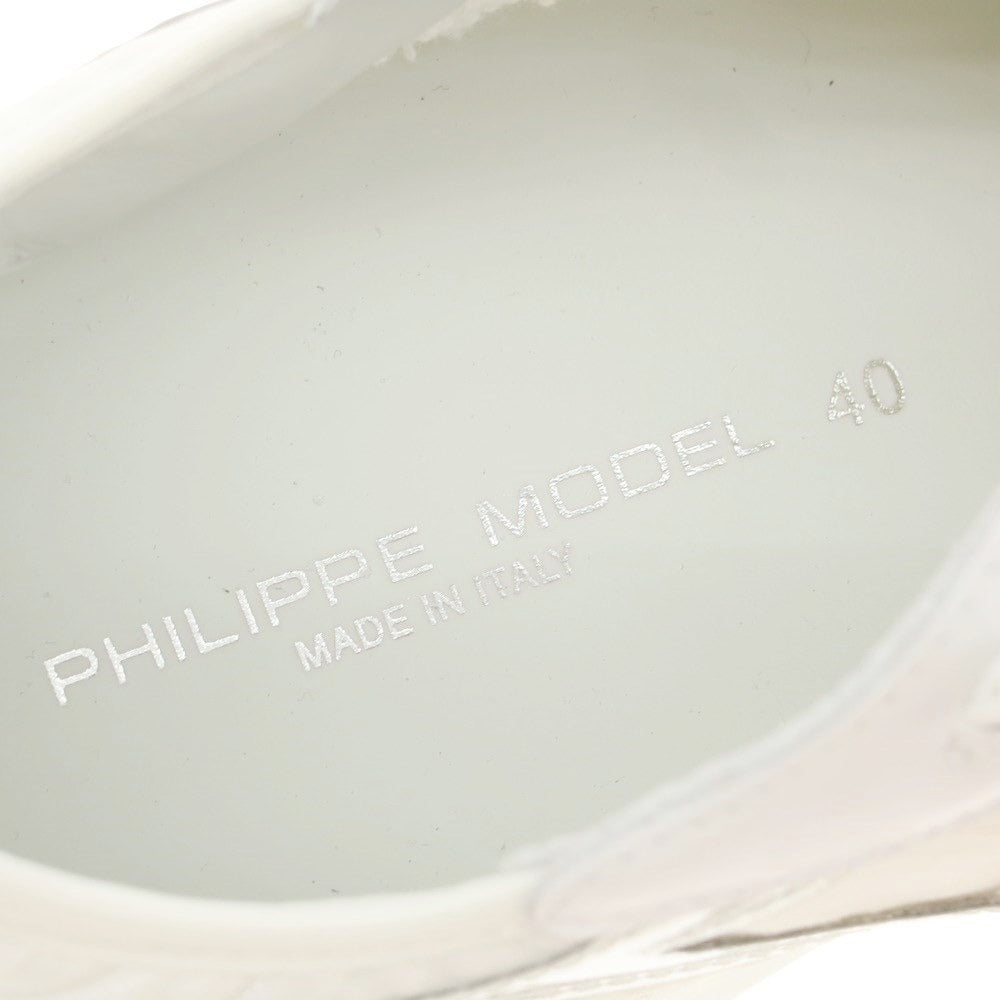 [New Outlet] Philippe Model PHILIPPE MODEL EZE WC5 Sneakers White x Silver [Size 40] [WHT] [S/S/A/W] [Condition Rank N-] [Men&