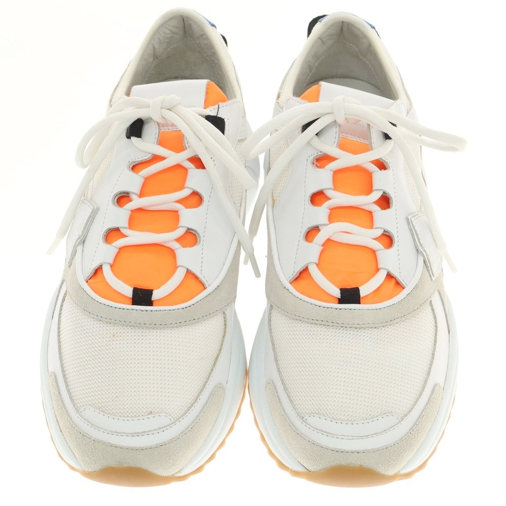 [New Outlet] Philippe Model PHILIPPE MODEL EZE WP1 Sneakers White x Orange [Size 41] [WHT] [S/S/A/W] [Condition Rank N-] [Men&