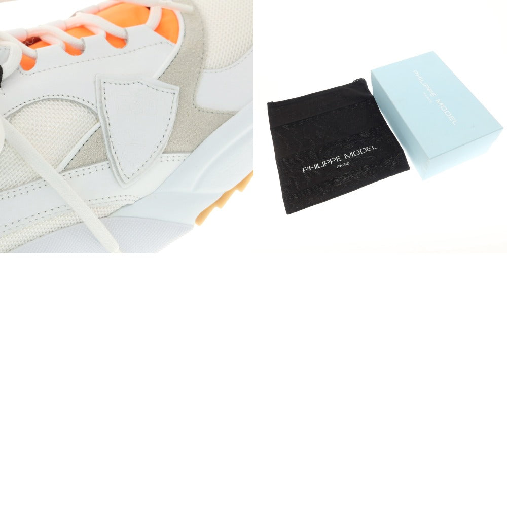 [New Outlet] Philippe Model PHILIPPE MODEL EZE WP1 Sneakers White x Orange [Size 41] [WHT] [S/S/A/W] [Condition Rank N-] [Men&