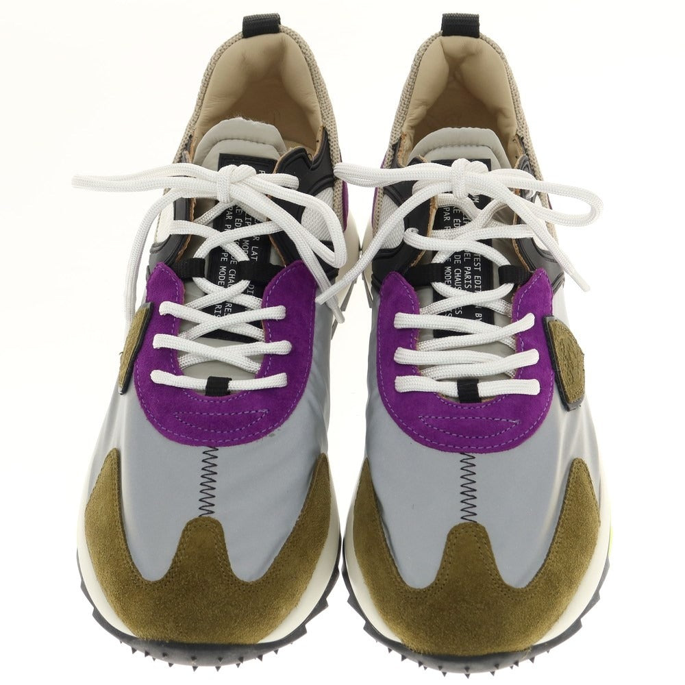 [New Outlet] Philippe Model ROYA WP6 Sneakers Gray x Purple [Size 40] [GRY] [S/S/A/W] [Condition Rank N-] [Men&