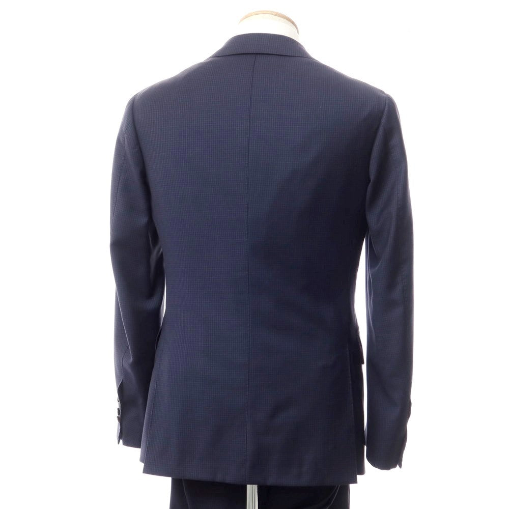 [Used] Brilla per il gusto Wool Check 3-Button Suit Navy [Size 44] [NVY] [S/S/A/W] [Condition Rank C] [Men&