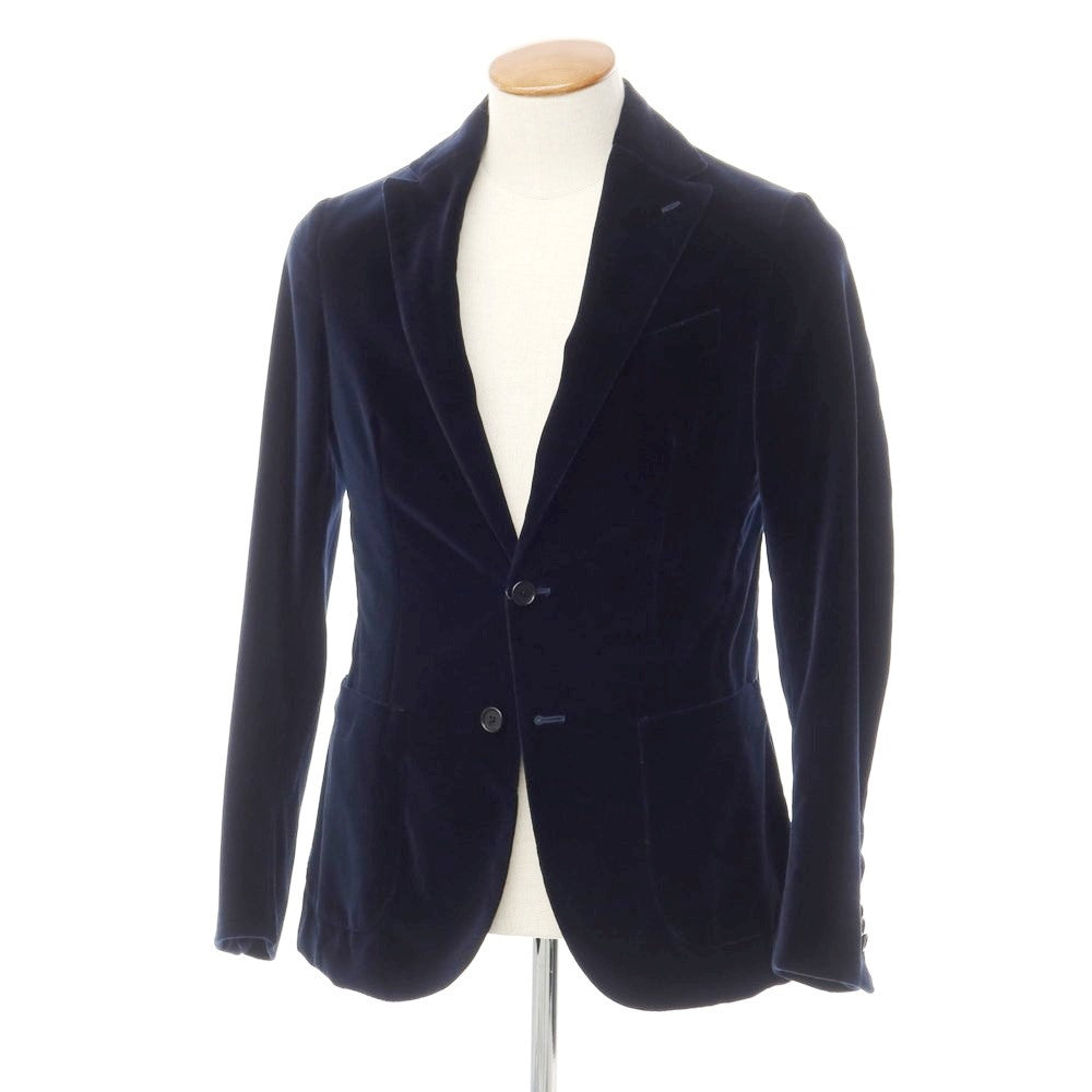 [Used] ERRICO FORMICOLA Velvet Tailored Jacket Navy [Size 46 Drop.8] [NVY] [A/W] [Condition Rank B] ​​[Men&