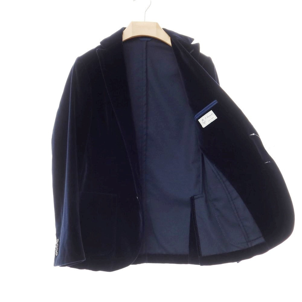 [Used] ERRICO FORMICOLA Velvet Tailored Jacket Navy [Size 46 Drop.8] [NVY] [A/W] [Condition Rank B] ​​[Men&