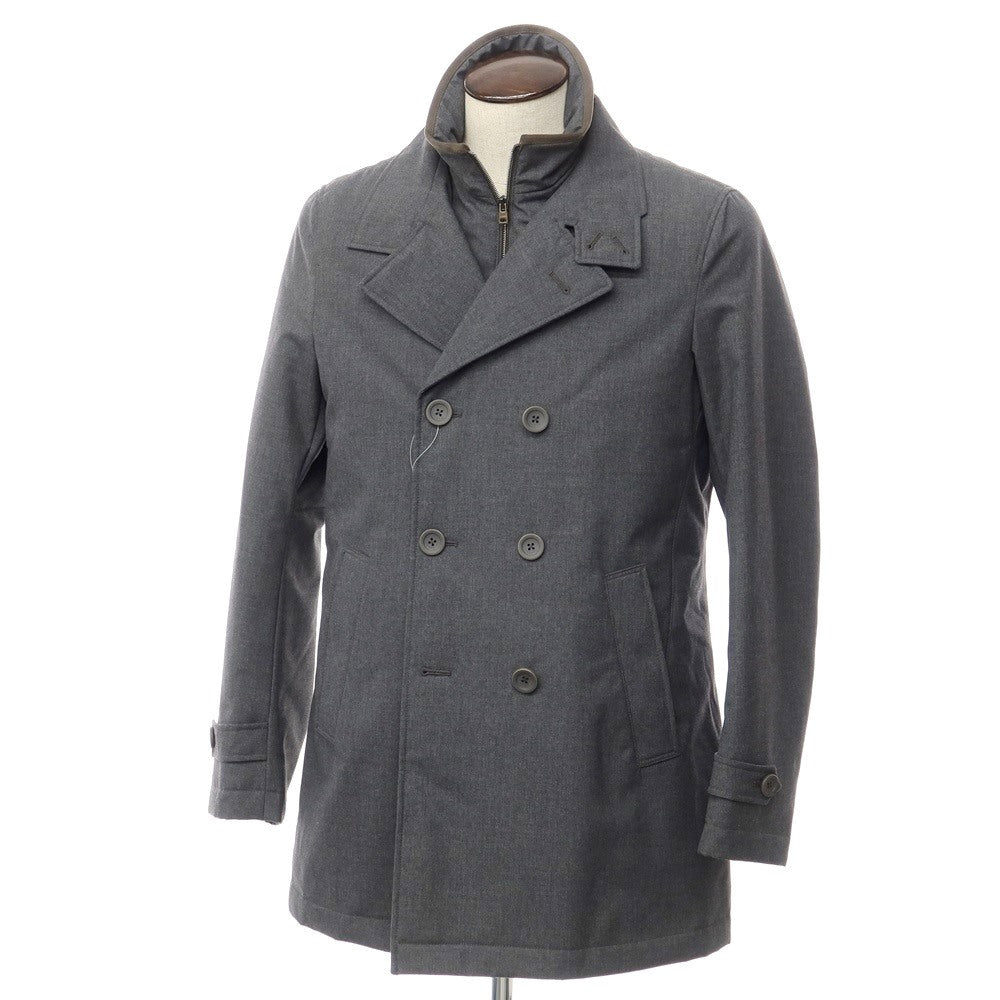 [Used] Herno 2WAY polyester rayon padded double-breasted coat in grey [Size 50] [GRY] [A/W] [Condition Rank A] [Men&