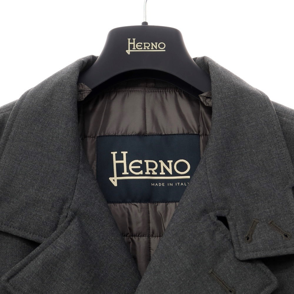 [Used] Herno 2WAY polyester rayon padded double-breasted coat in grey [Size 50] [GRY] [A/W] [Condition Rank A] [Men&