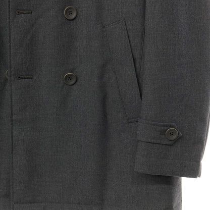 [Used] Herno 2WAY polyester rayon padded double-breasted coat in grey [Size 50] [GRY] [A/W] [Condition Rank A] [Men&