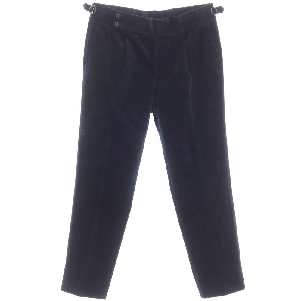 [Used] DENIS FRISON Corduroy Slacks Pants Navy [Size 52] [NVY] [A/W] [Condition Rank A] [Men&