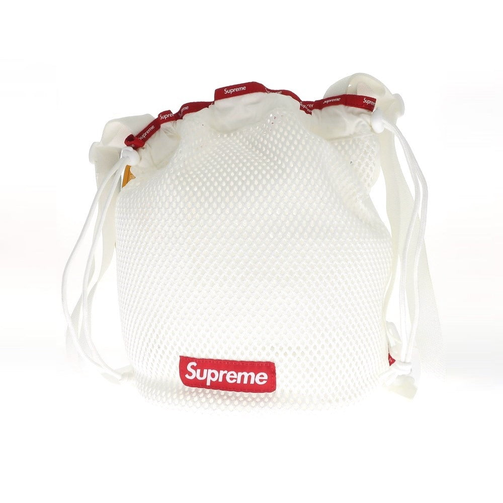 [Used] [Unused] Supreme 2023 Spring/Summer Mesh Small Backpack CORDURA Mesh Backpack Rucksack White x Red [W33xH32.5xD22] [WHT] [S/S/A/W] [Condition Rank S] [Men&