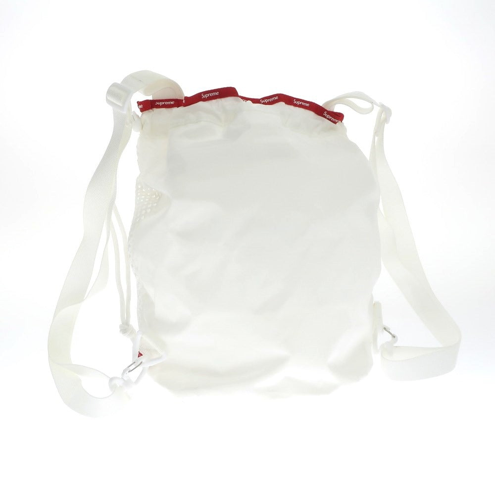 [Used] [Unused] Supreme 2023 Spring/Summer Mesh Small Backpack CORDURA Mesh Backpack Rucksack White x Red [W33xH32.5xD22] [WHT] [S/S/A/W] [Condition Rank S] [Men&