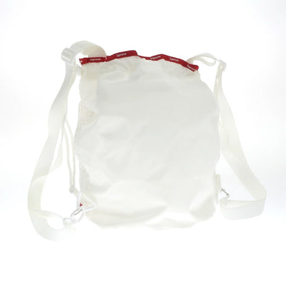 【中古】【未使用】シュプリーム Supreme 2023年春夏 Mesh Small Backpack CORDURA メッシュ バックパック リュック ホワイトxレッド【W33xH32.5xD22】【WHT】【S/S/A/W】【状態ランクS】【メンズ】【768968】