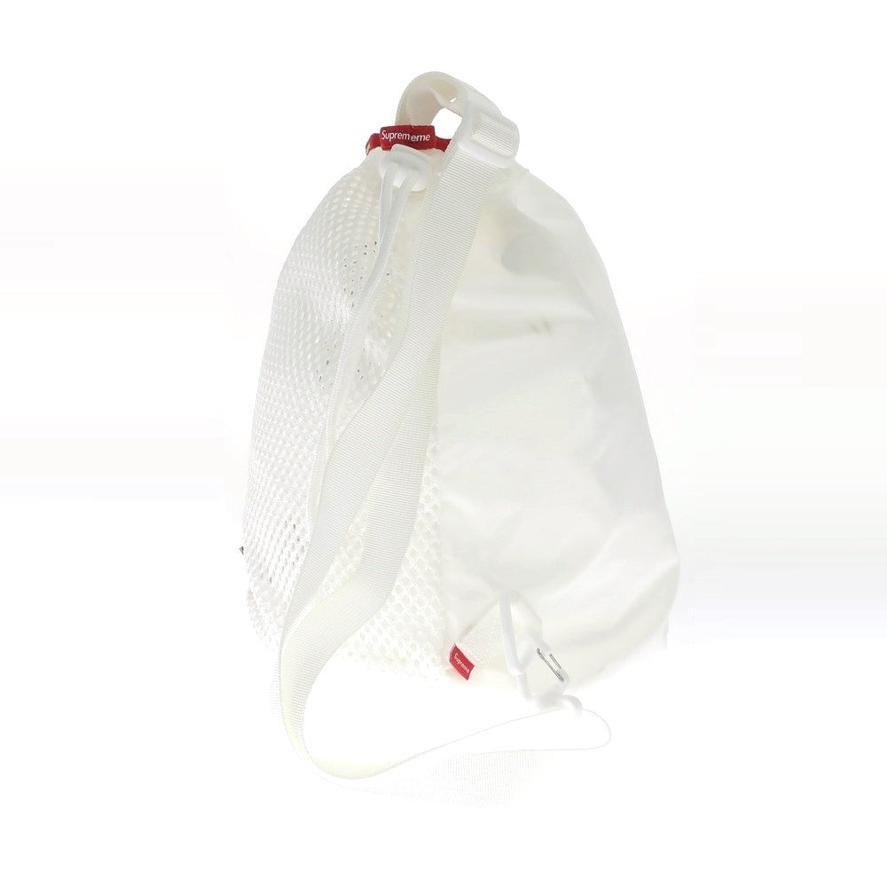 【中古】【未使用】シュプリーム Supreme 2023年春夏 Mesh Small Backpack CORDURA メッシュ バックパック リュック ホワイトxレッド【W33xH32.5xD22】【WHT】【S/S/A/W】【状態ランクS】【メンズ】【768968】