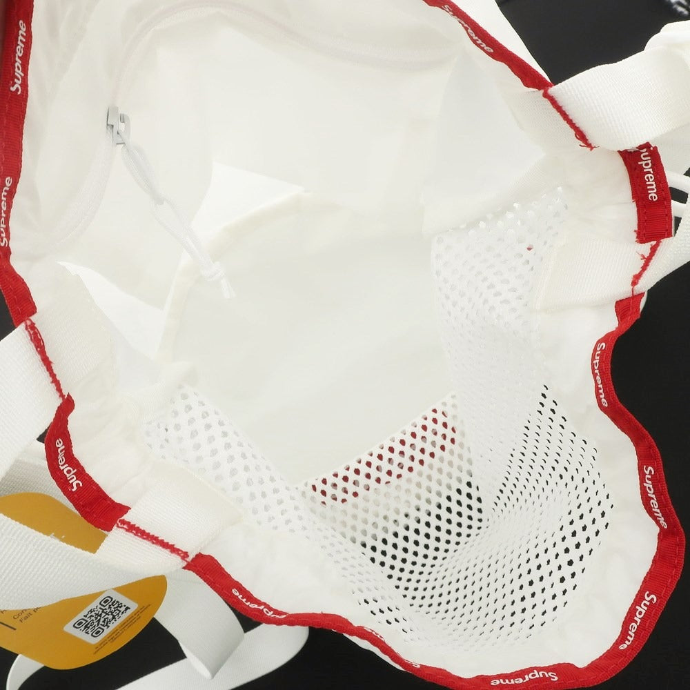 【中古】【未使用】シュプリーム Supreme 2023年春夏 Mesh Small Backpack CORDURA メッシュ バックパック リュック ホワイトxレッド【W33xH32.5xD22】【WHT】【S/S/A/W】【状態ランクS】【メンズ】【768968】