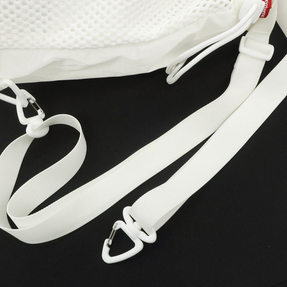 【中古】【未使用】シュプリーム Supreme 2023年春夏 Mesh Small Backpack CORDURA メッシュ バックパック リュック ホワイトxレッド【W33xH32.5xD22】【WHT】【S/S/A/W】【状態ランクS】【メンズ】【768968】