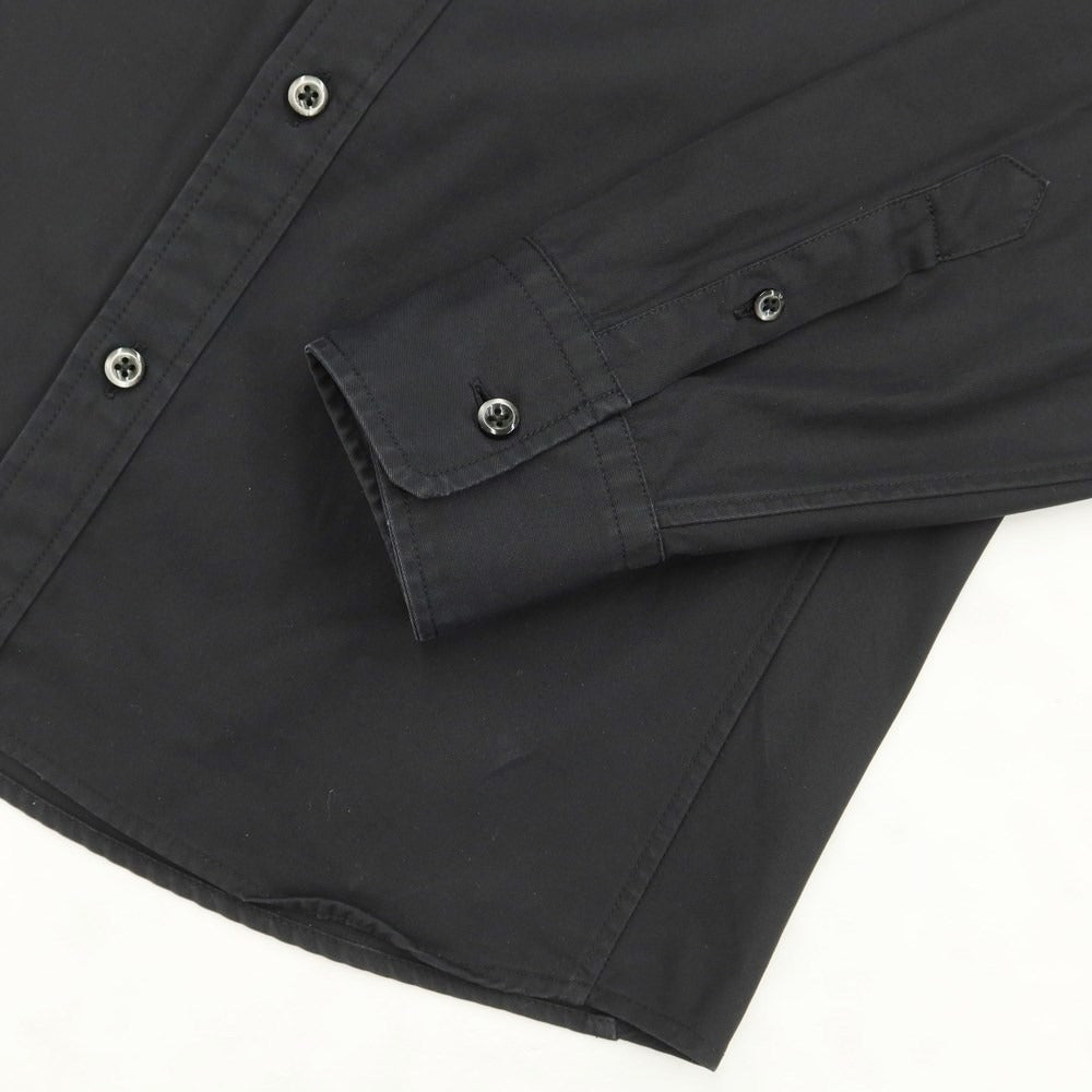 【中古】ジュンハシモト junhashimoto ツイルコットン ボタンダウンシャツ ブラック【サイズ4】【BLK】【S/S/A/W】【状態ランクC】【メンズ】【769196】