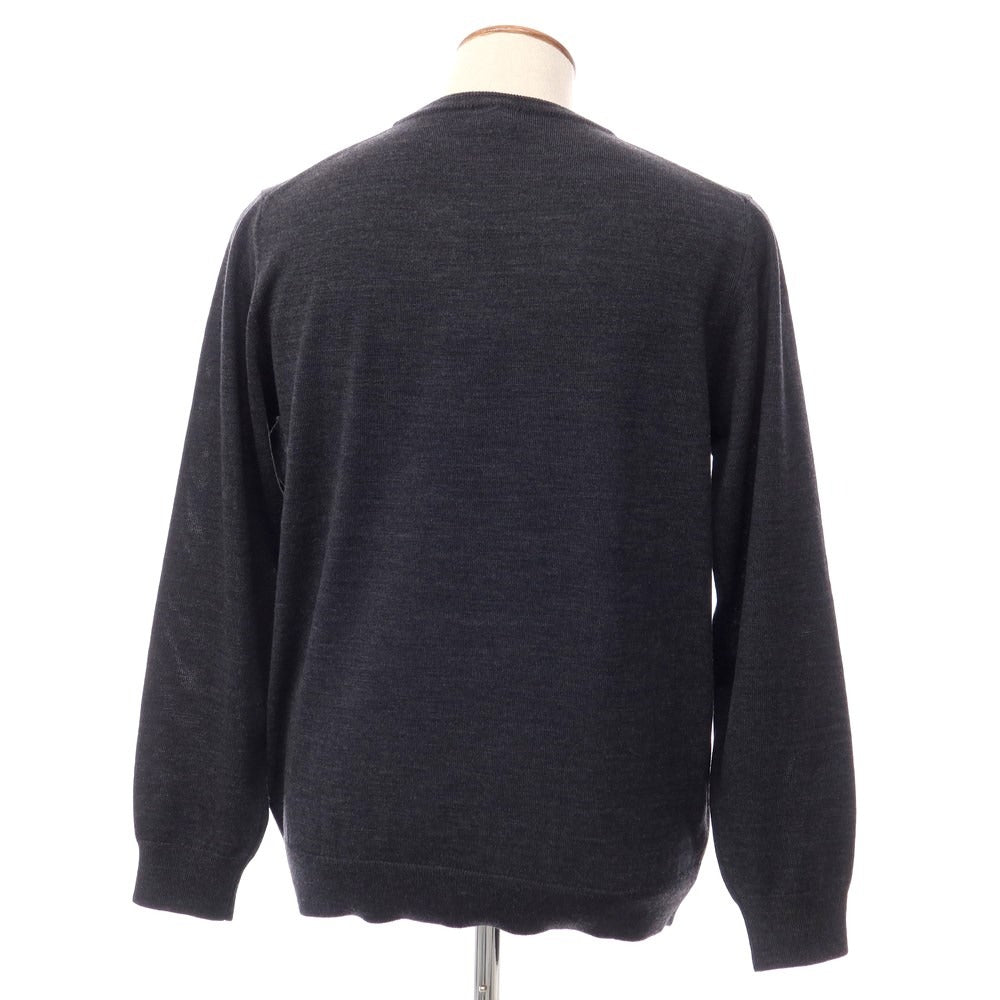 【中古】ジム gim ウール クルーネック プルオーバーニット グレー【サイズL】【GRY】【A/W】【状態ランクA】【メンズ】【768991】