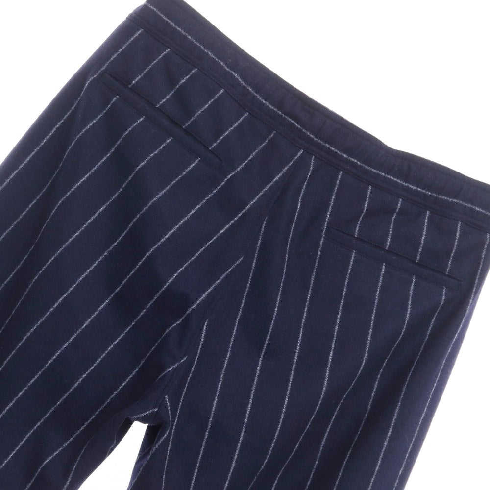 [Used] GBS Trousers Stretch Wool Easy Slacks Pants Navy x White [Size 48] [NVY] [A/W] [Condition Rank B] ​​[Men&