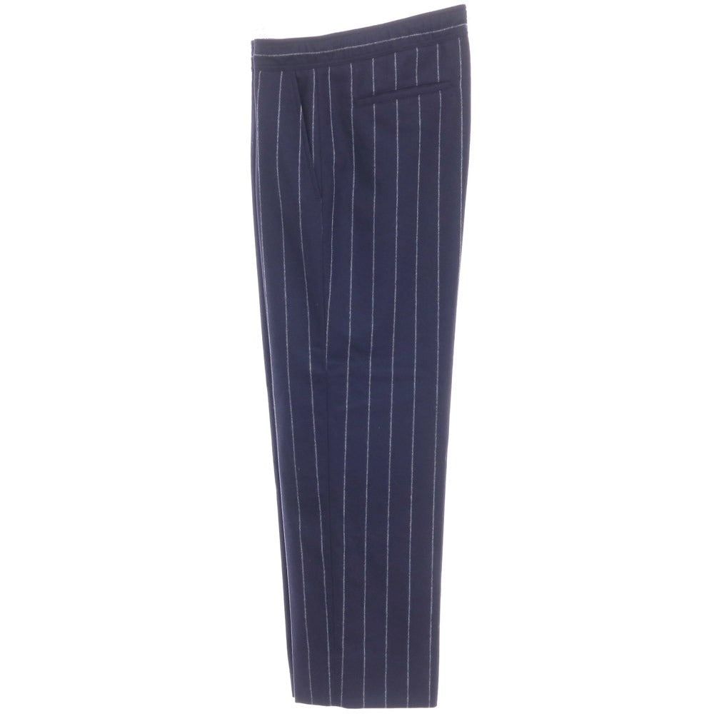 [Used] GBS Trousers Stretch Wool Easy Slacks Pants Navy x White [Size 48] [NVY] [A/W] [Condition Rank B] ​​[Men&