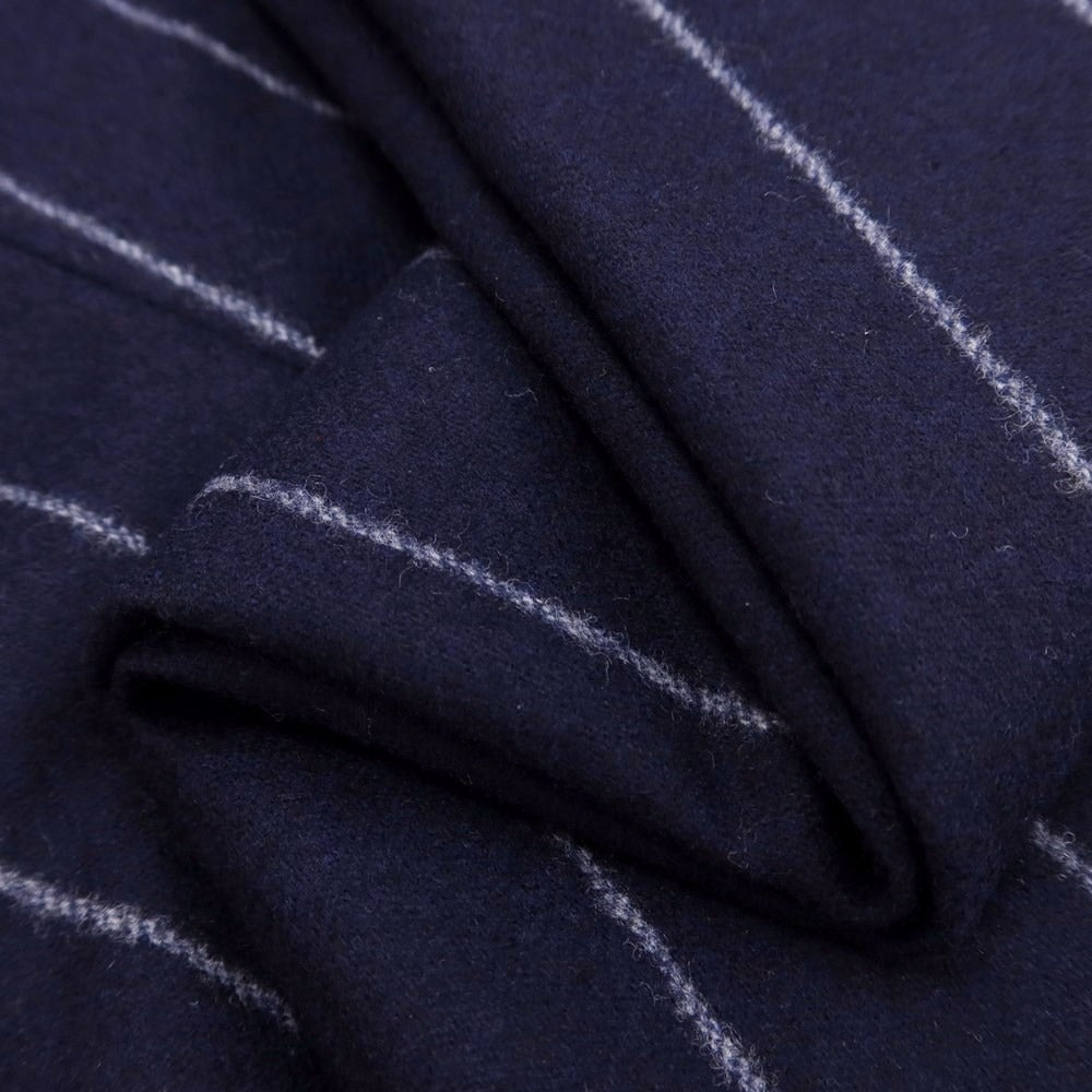 [Used] GBS Trousers Stretch Wool Easy Slacks Pants Navy x White [Size 48] [NVY] [A/W] [Condition Rank B] ​​[Men&
