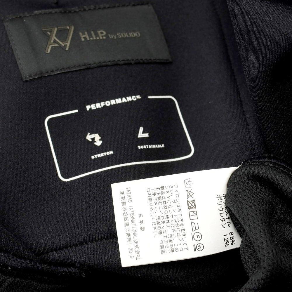 [Used] HIP by SOLIDO polyester jersey easy pants, black [Size 1] [BLK] [S/S] [Condition Rank A] [Men&