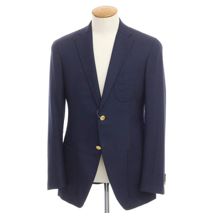 [Used] Azabu tailor wool 2B tailored jacket, navy [size 46] [NVY] [S/S] [Condition rank C] [Men&