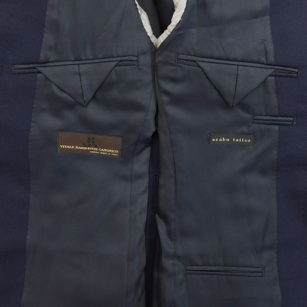 [Used] Azabu tailor wool 2B tailored jacket, navy [size 46] [NVY] [S/S] [Condition rank C] [Men&