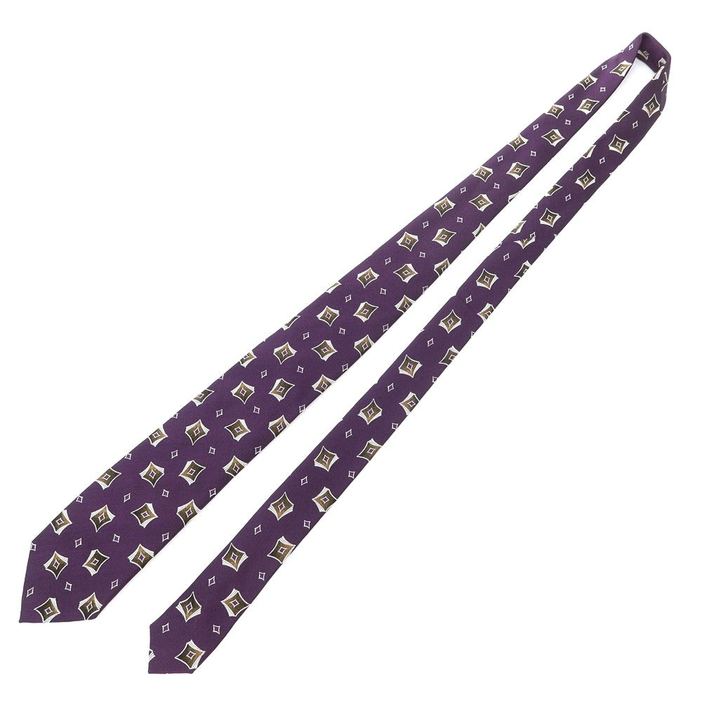 [Used] Franco Bassi FRANCO BASSI Komon 3-fold silk tie purple [PUP] [S/S/A/W] [Condition rank B] ​​[Men&