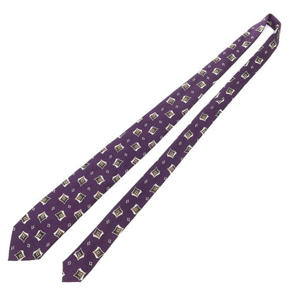 [Used] Franco Bassi FRANCO BASSI Komon 3-fold silk tie purple [PUP] [S/S/A/W] [Condition rank B] ​​[Men&