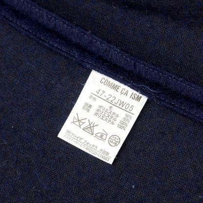 [Used] COMME CA ISM Wool polyester jersey jacket, navy [Size S] [NVY] [A/W] [Condition rank B] ​​[Men&