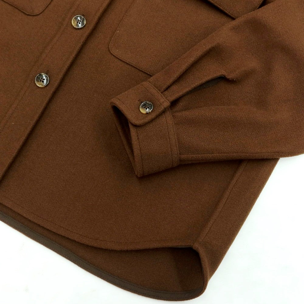 [Used] THE SHOP TK Polyester Shirt Blouson Brown [Size M] [BRW] [A/W] [Condition Rank A] [Men&