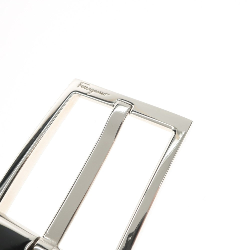 [Used] [Unused] Salvatore Ferragamo Leather Belt Black [BLK] [S/S/A/W] [Condition Rank S] [Men&