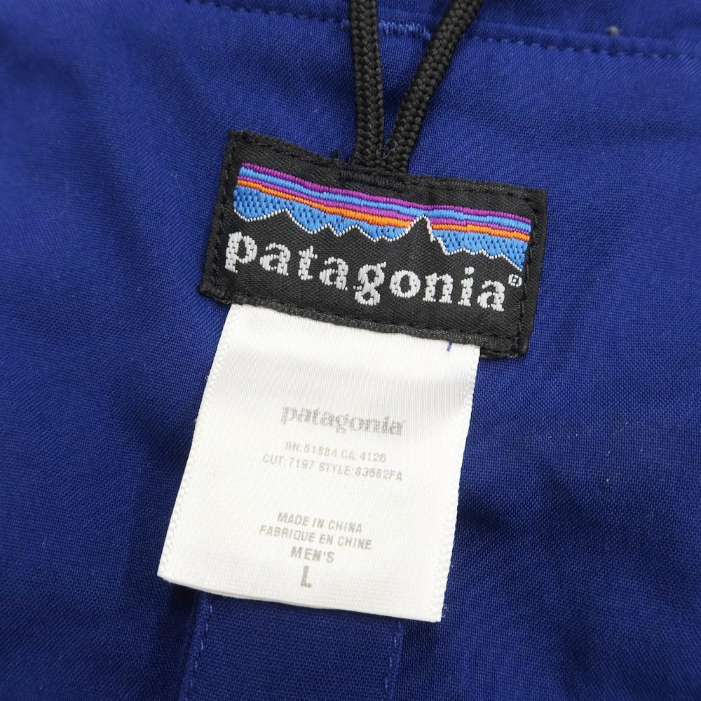 [Used] Patagonia nylon polyester mountain parka, blue [Size L] [BLU] [S/S] [Condition Rank C] [Men&