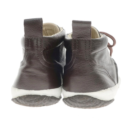 [Used] Maccheronian leather mid-cut sneakers, dark brown [Size 44] [BRW] [S/S/A/W] [Condition Rank B] ​​[Men&