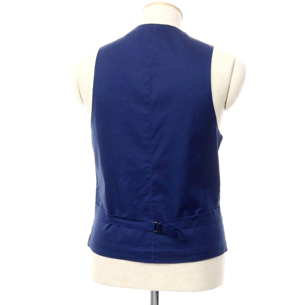 [New Outlet] Giannetto Cotton Gilet Vest Navy [Size 44] [NVY] [S/S] [Condition Rank N-] [Men&