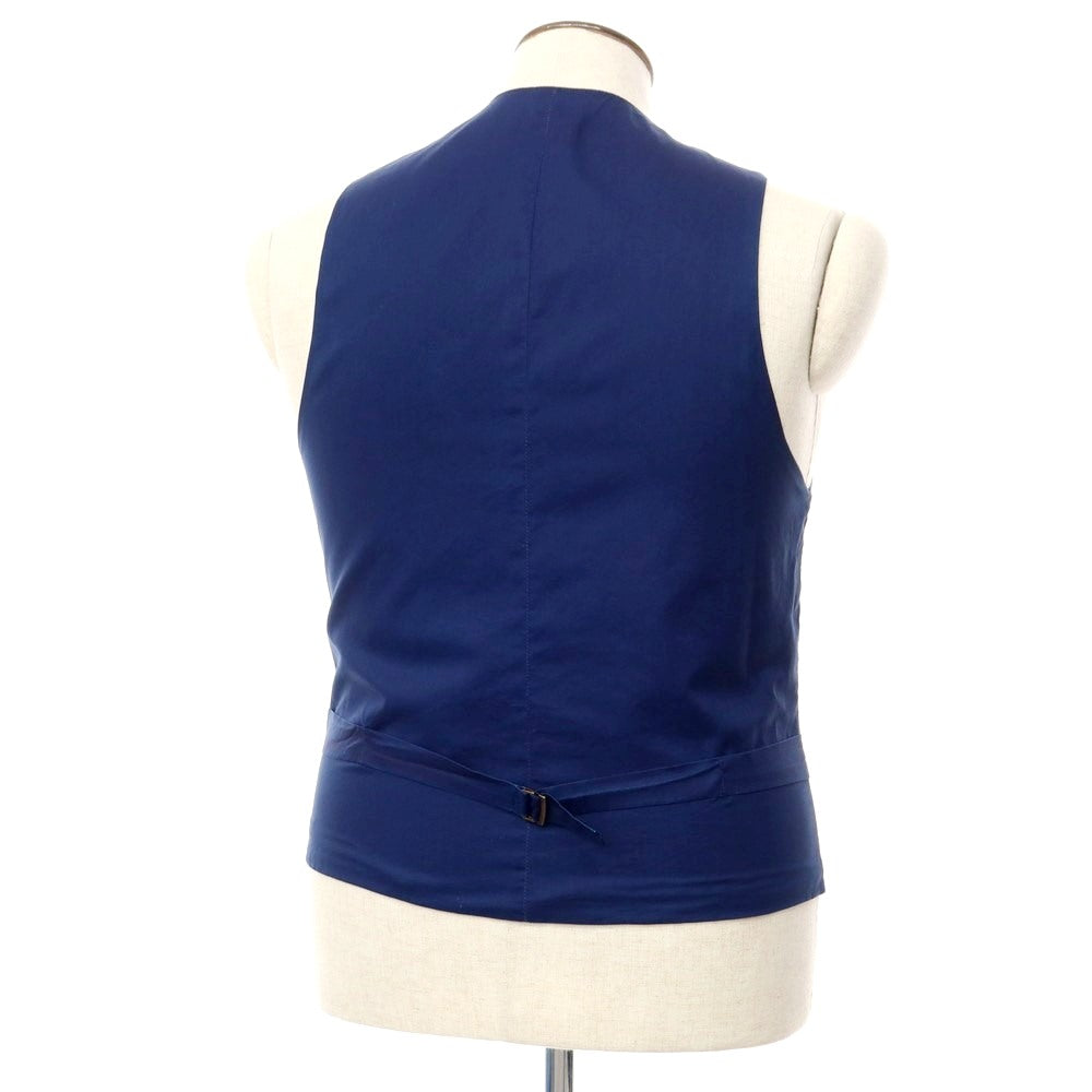 [New Outlet] Giannetto Cotton Gilet Vest Navy [Size 48] [NVY] [S/S] [Condition Rank N-] [Men&