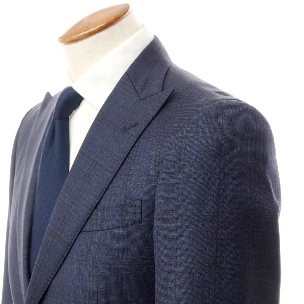 [Used] Paul Stuart Wool Check 1B Suit Light Navy [Size 46/38] [NVY] [A/W] [Condition Rank D] [Men&