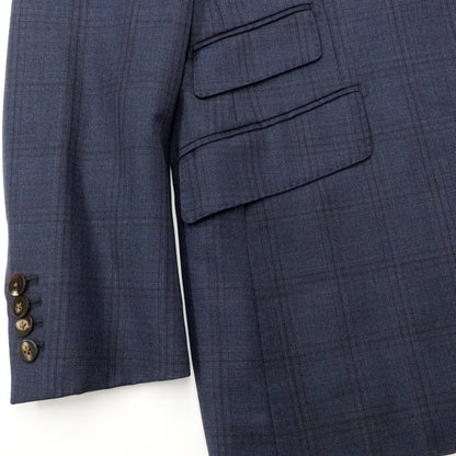 [Used] Paul Stuart Wool Check 1B Suit Light Navy [Size 46/38] [NVY] [A/W] [Condition Rank D] [Men&