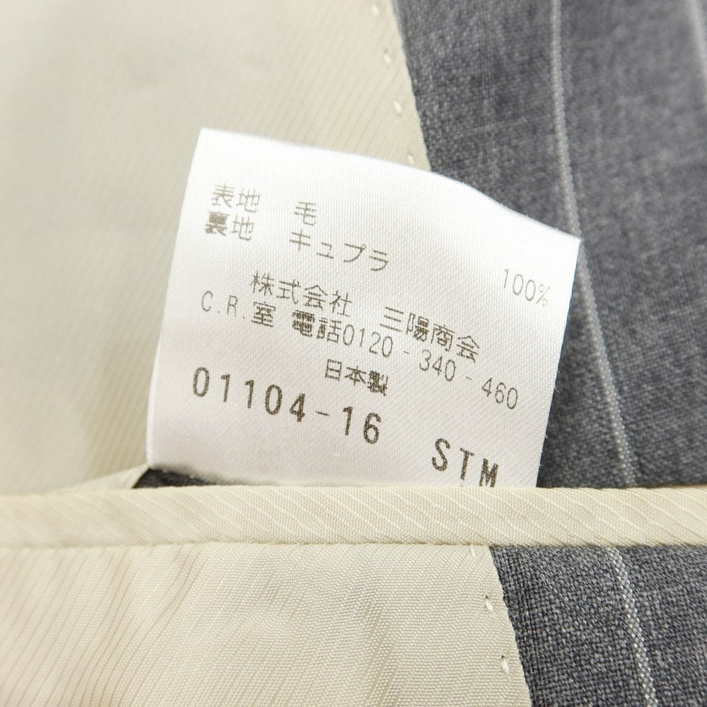 [Used] Paul Stuart Wool 2B Set-up Suit Grey [Size 46R] [GRY] [S/S] [Condition Rank D] [Men&