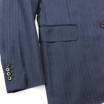 [Used] Paul Stuart Wool Striped 2-Button Suit, Light Navy [Size 46R] [NVY] [A/W] [Condition Rank C] [Men&