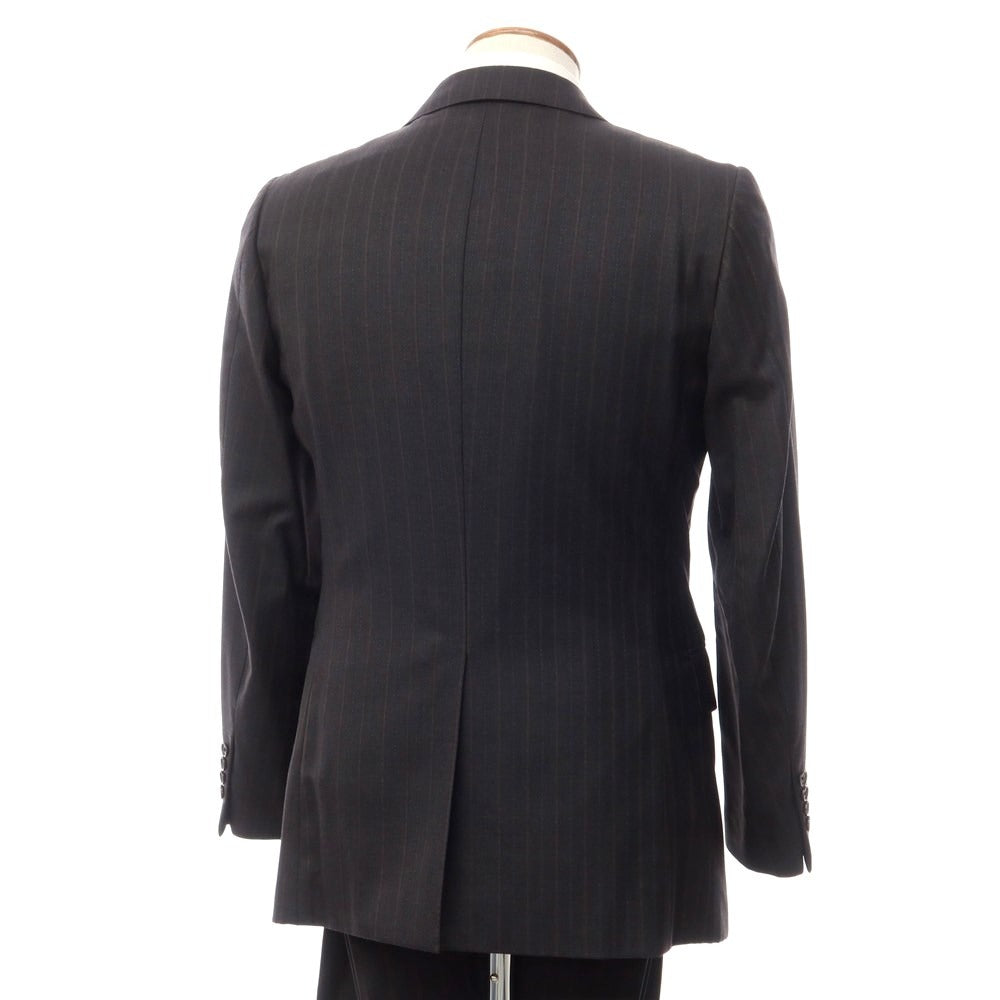 [Used] Paul Stuart Wool Striped 3-Button Suit, Charcoal Gray [Size 46] [GRY] [A/W] [Condition Rank C] [Men&